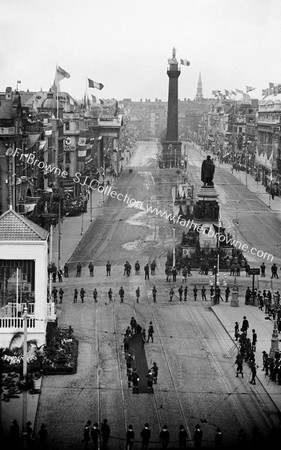 THE PROCESSION FROM ROOF OF KENNEDY & MCSHARRY'S  O'CONNELL ST BRIDGE 3PM